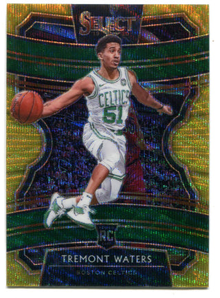 Tremont Waters 2019-20 Panini Select Yellow Prizm #43