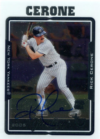 Rick Cerone Autographed 2005 Topps Card