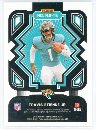 Travis Etienne Jr. - Jacksonville Jaguars - 2021 Playoff Football - RC -  #212