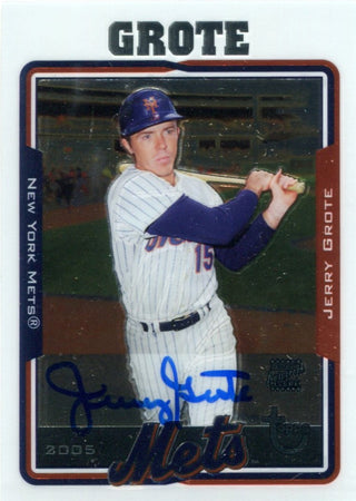 Jerry Grote Autographed 2005 Topps Card