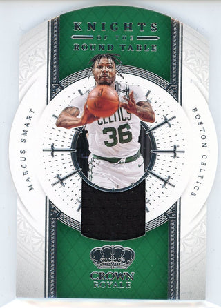 Marcus Smart 2021-22 Panini Crown Royale Knights of the Round Table Patch Card #KR-MSt