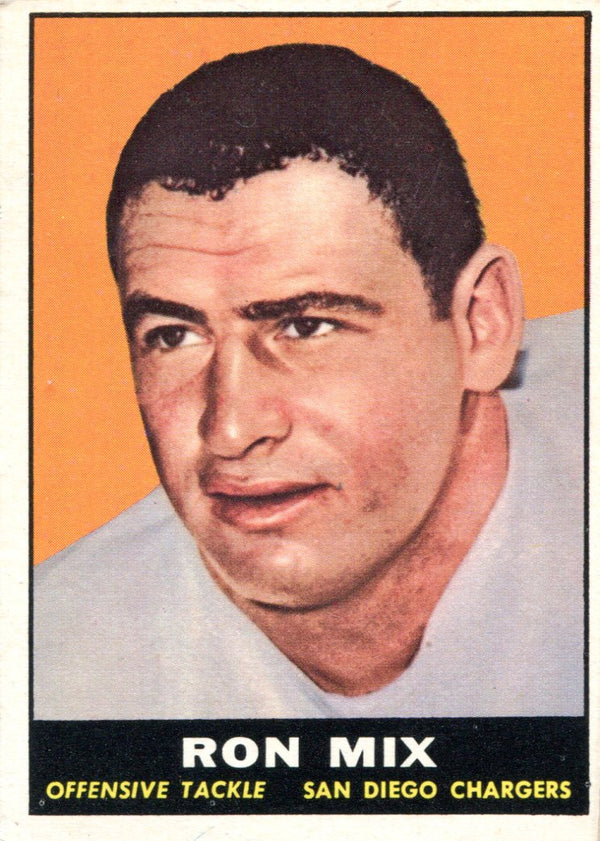 Ron Mix 1961 Topps Card #168