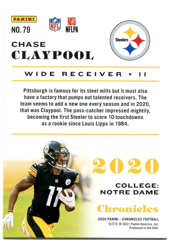 Chase Claypool Panini Chronicles 2020