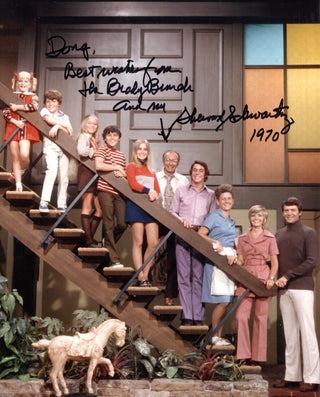 Sherwood Schwartz Autographed Brady Bunch 8x10 Photo