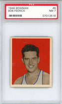 Bob Feerick 1948 Bowman Card #6 (PSA NM 7)
