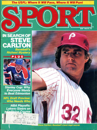 Steve Carlton Unsigned Sport Magazine - May 1983