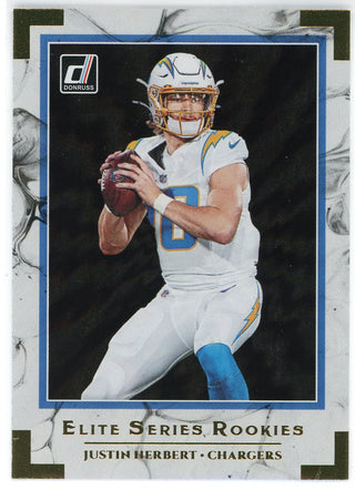 Justin Herbert 2020 Panini Donruss Elite Series Rookie Card #ESR-JH