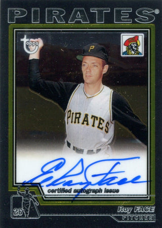 Roy Face Autographed 2004 Topps Card