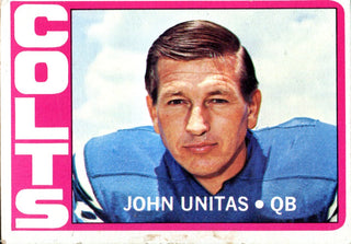Johnny Unitas 1973 Topps Card #165