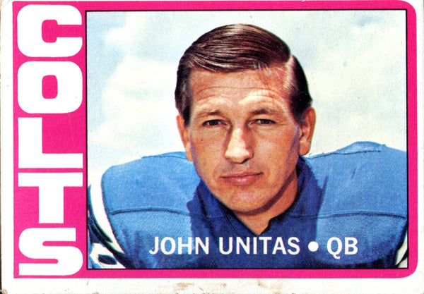 Johnny Unitas 1973 Topps Card #165