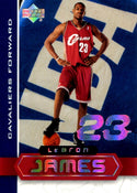 LeBron James 2003 Upper Deck Superstars Unsigned Rookie Year