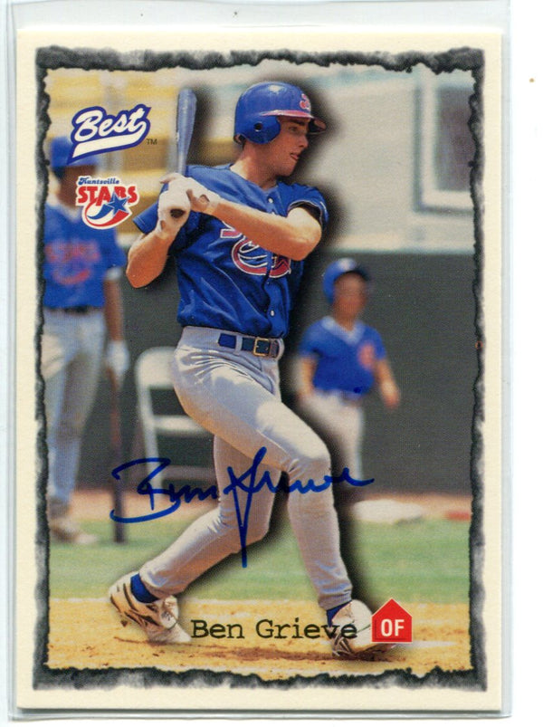 Ben Grieve Best #7 Autographed Card