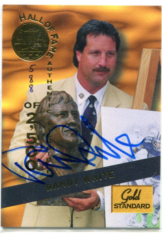 Randy White 1994 Gold Standard Autographed Card #588/2500