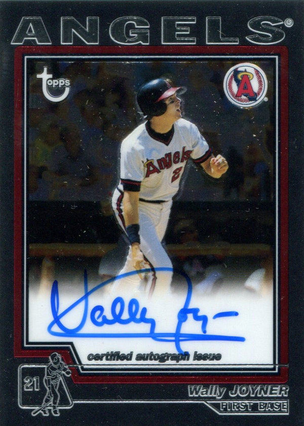 Wally Joyner Autographed 2004 Topps Card