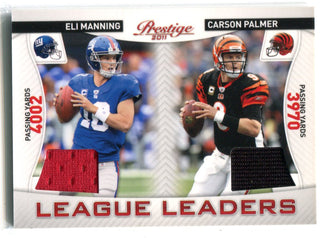 Eli Manning/Carson Palmer 2011 Prestige League Leaders (091/200) #3 Card