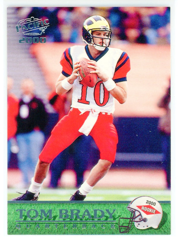 Tom Brady 2000 Pacific Rookie Card #403