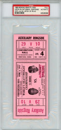 Sonny Liston Vs. Floyd Patterson 1963 Boxing Remote View Ticket (PSA)