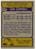 Earl Campbell AFC All Pro 1979