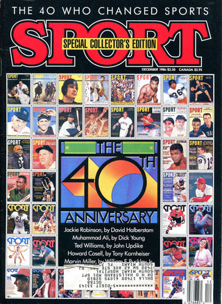 40th Anniversary Unsigned Sport Magazine - December 1986