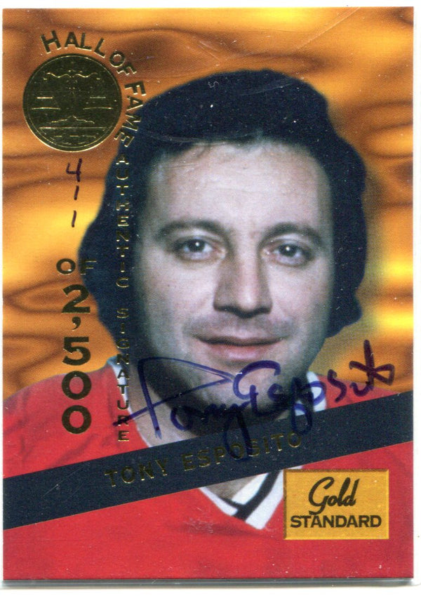 Tony Esposito 1994 Autographed Signature Rookies Card #411/2500