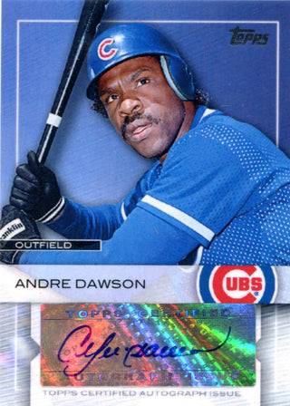 Andre Dawson Autographed 2009 Topps Card