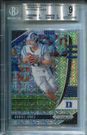Daniel Jones 2020 Prizm Draft Picks Mojo Card 18/49 (BGS 9)