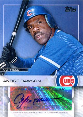 Andre Dawson Autographed 2009 Topps Card