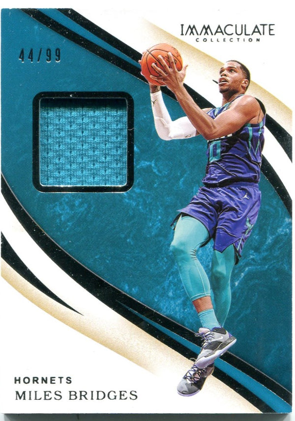 Miles Bridges Immaculate Jersey Card 44/99
