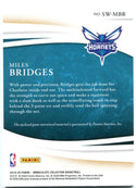 Miles Bridges Immaculate Jersey Card 44/99