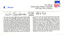 Rube Bjorkman Autographed First Day Cover 1