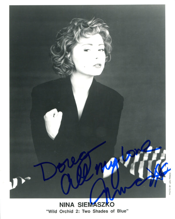 Nina Siemaszko "Doug All My Love" Autographed 8x10 Photo