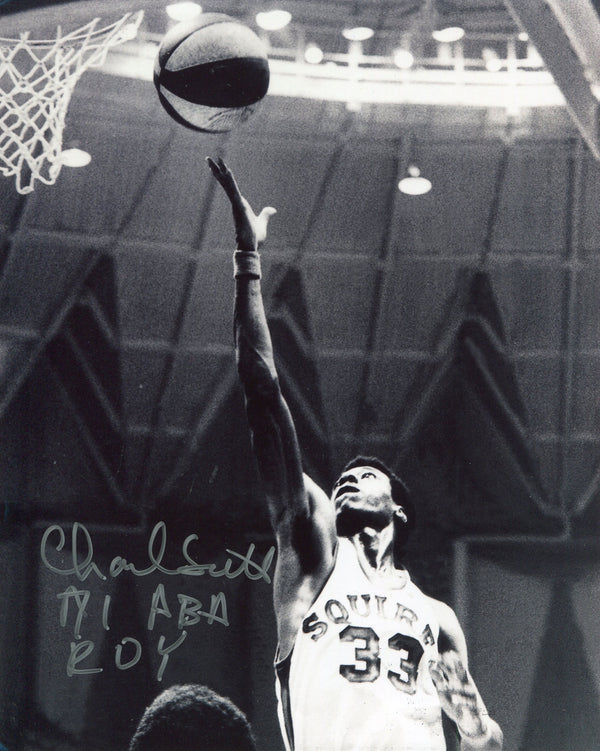 Charlie Scott "71 ABA ROY" Autographed 8x10 Photo