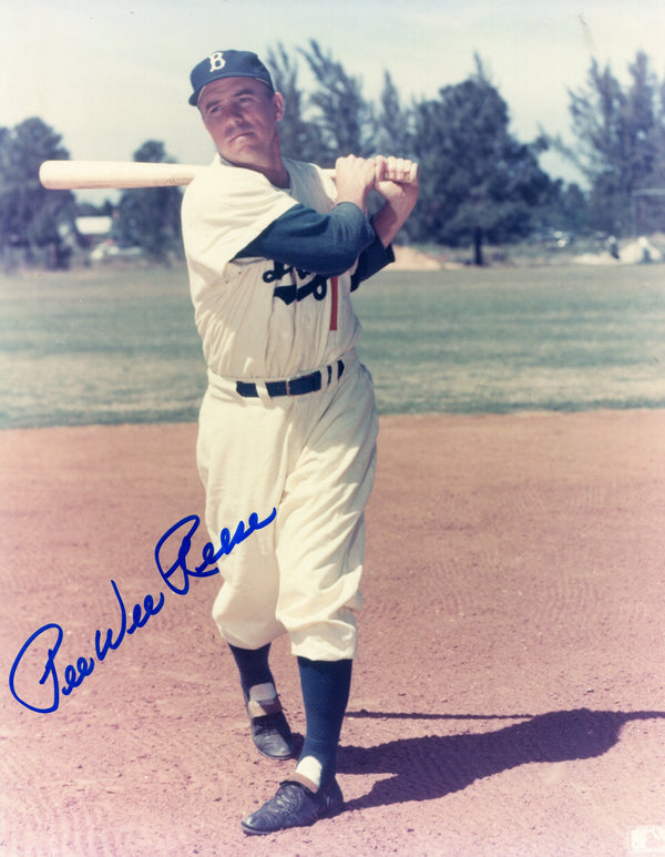 Pee Wee Reese Autographed 8x10 Photo