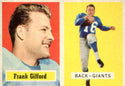 Frank Gifford 1957 Topps Card