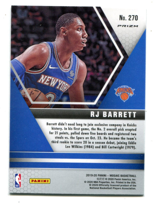 RJ Barrett 2019 Panini Mosaic Mosaic  #270 RC