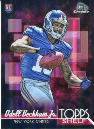 Odell Beckham Jr. 2014 Bowman Chrome Topps Shelf Rookie Card