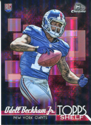 Odell Beckham Jr. 2014 Bowman Chrome Topps Shelf Rookie Card