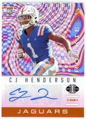 CJ Henderson Autographed 2020 Panini Illusions Rookie Card #RS14