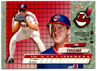 Lot of (4)-1992 Jim Thome Rookie cards Upper Deck-Topps-Score