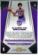 De'Aaron Fox 2017 Panini Prizm #24 Base RC