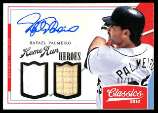 Rafael Palmeiro 2014 Panini Classics Home Run Heroes Game-Used/Autographed Card #2/10