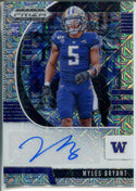 Myles Bryant Autographed 2020 Prizm Draft Mojo Rookie Card 20/49