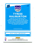 Tyrese Haliburton 2020-21 Panini Rated Rookie Yellow Green Laser Prizm #231