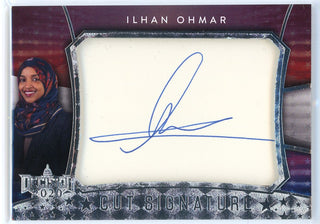 Ilhan Ohmar Autographed 2020 Leaf Decision Cut Card