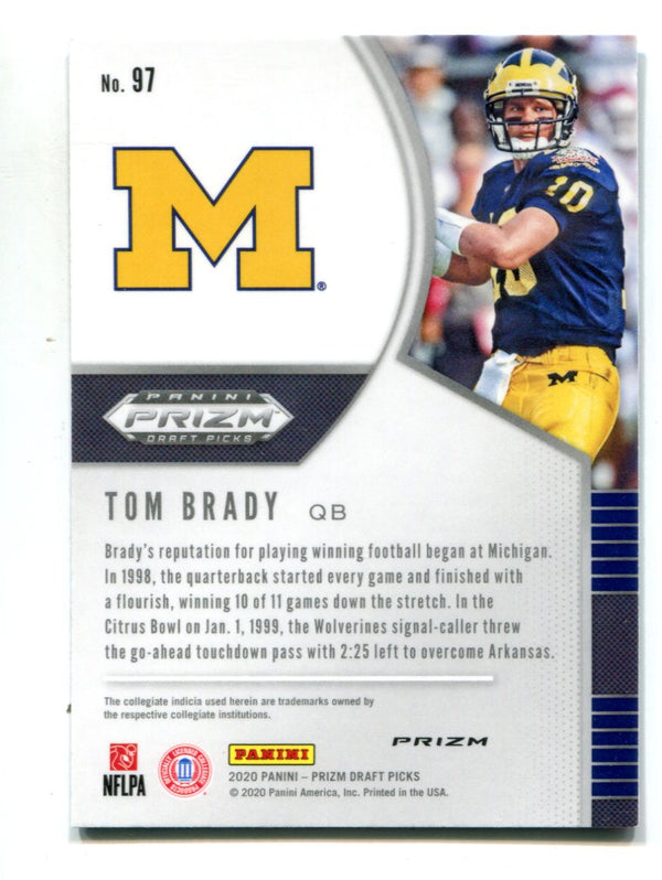 Tom Brady 2020 Panini Prizm Draft Picks Red #97 Card