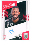 Kyle Pitts Autographed 2021 Panini Donruss Elite Pen Pals Rookie Card #PP-KP