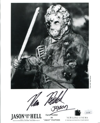 Kane Hodder Autographed 8x10 Photo (JSA)