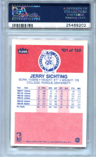 Jerry Sichting 1986 Fleer Premier #101 PSA Mint 9 (OC)