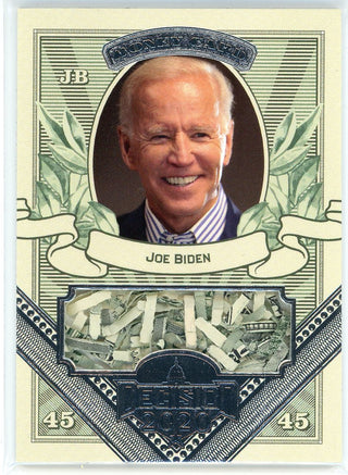 Joe Biden 2020 Leaf Decision Money Card #MO23
