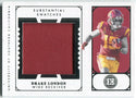 Drake London 2022 Panini Chronicles Draft Picks Encased Rookie Jersey Card